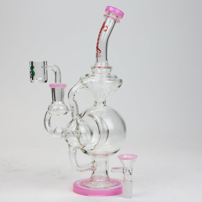 9" SOUL Glass 2-in-1 recycler bong [S2059] | Jupiter Grass