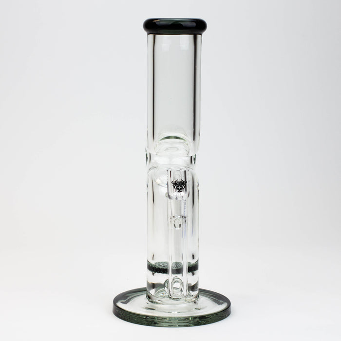 11.5" 2-in-1 7mm Kink Zong glass water bong [AKG003] | Jupiter Grass