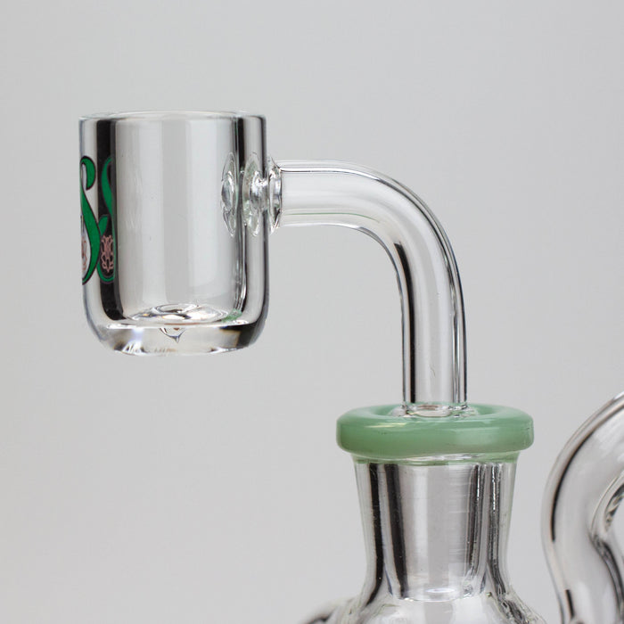 9" SOUL Glass 2-in-1 recycler bong [S2059] | Jupiter Grass