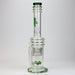 17" H2O glass water bong with double layer honeycomb [H2O-5005] | Jupiter Grass