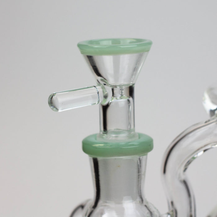 9" SOUL Glass 2-in-1 recycler bong [S2059] | Jupiter Grass