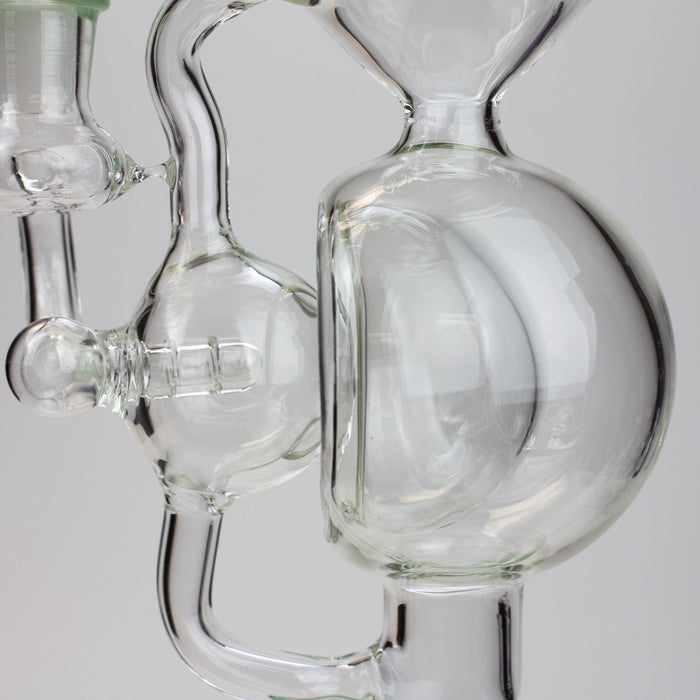 9" SOUL Glass 2-in-1 recycler bong [S2059] | Jupiter Grass