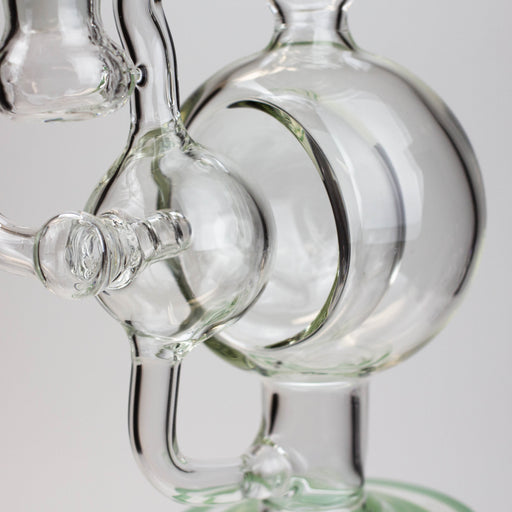 9" SOUL Glass 2-in-1 recycler bong [S2059] | Jupiter Grass