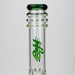 17" H2O glass water bong with double layer honeycomb [H2O-5005] | Jupiter Grass