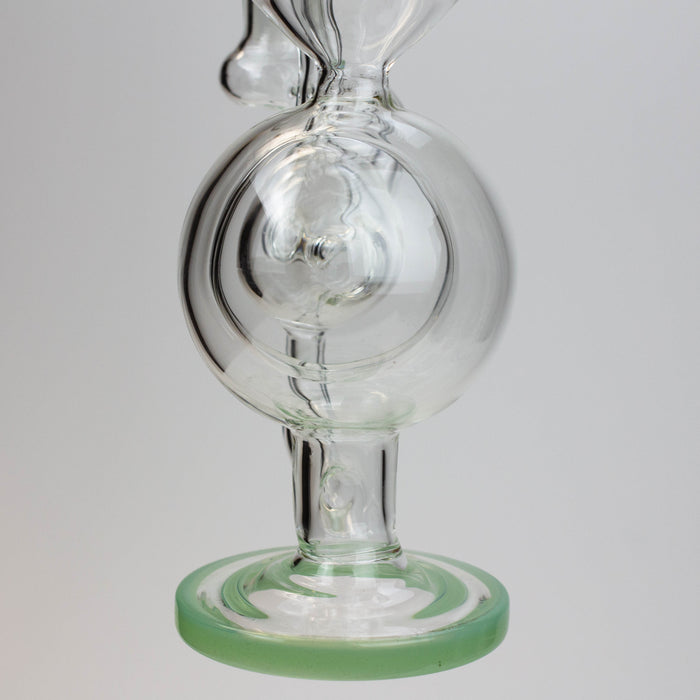 9" SOUL Glass 2-in-1 recycler bong [S2059] | Jupiter Grass