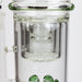 17" H2O glass water bong with double layer honeycomb [H2O-5005] | Jupiter Grass