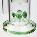 17" H2O glass water bong with double layer honeycomb [H2O-5005] | Jupiter Grass