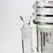 17" H2O glass water bong with double layer honeycomb [H2O-5005] | Jupiter Grass