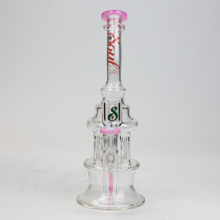 9" SOUL Glass 2-in-1 recycler bong [S2060] | Jupiter Grass