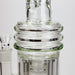 17" H2O glass water bong with double layer honeycomb [H2O-5005] | Jupiter Grass