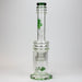 17" H2O glass water bong with double layer honeycomb [H2O-5005] | Jupiter Grass