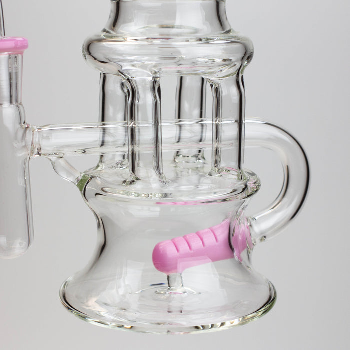 9" SOUL Glass 2-in-1 recycler bong [S2060] | Jupiter Grass