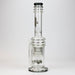 17" H2O glass water bong with double layer honeycomb [H2O-5005] | Jupiter Grass