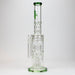 18" H2O glass water bong with thriple mini shower head diffuser [H2O-5007] | Jupiter Grass