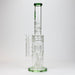 18" H2O glass water bong with thriple mini shower head diffuser [H2O-5007] | Jupiter Grass