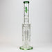18" H2O glass water bong with thriple mini shower head diffuser [H2O-5007] | Jupiter Grass