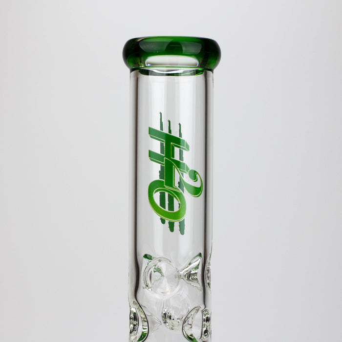 18" H2O glass water bong with thriple mini shower head diffuser [H2O-5007] | Jupiter Grass