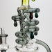 9.5" SOUL Glass 2-in-1 recycler bong [S2064] | Jupiter Grass