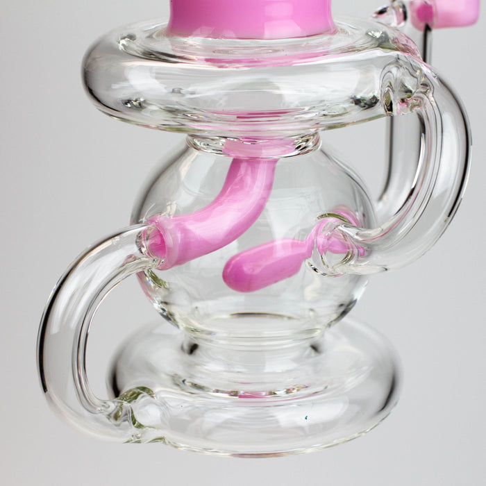 8" SOUL Glass 2-in-1 recycler bong [S2052] | Jupiter Grass