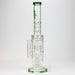 18" H2O glass water bong with thriple mini shower head diffuser [H2O-5007] | Jupiter Grass