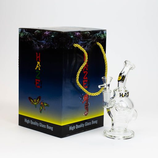7" HAZE Sphere glass bong [HZ067] | Jupiter Grass