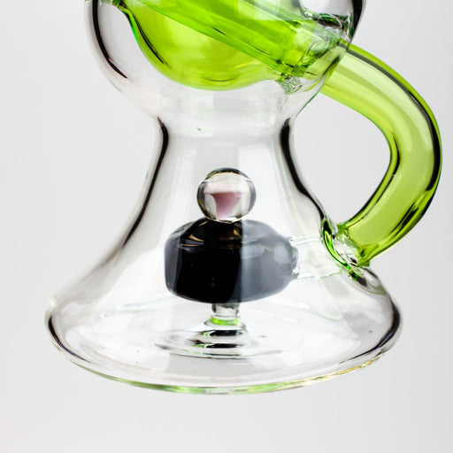 8" SOUL Glass 2-in-1 recycler bong [S2084] | Jupiter Grass