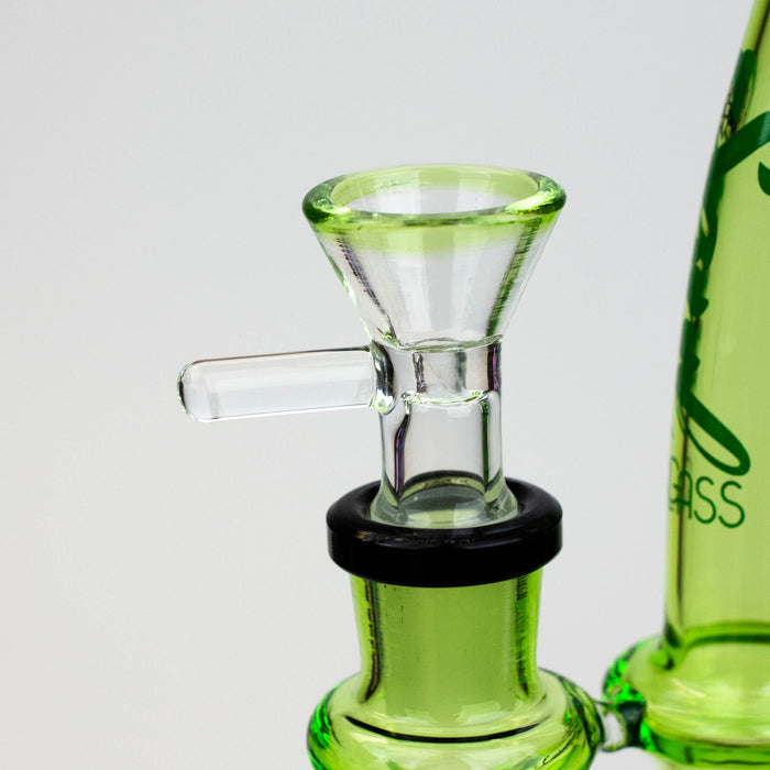 8" SOUL Glass 2-in-1 recycler bong [S2084] | Jupiter Grass