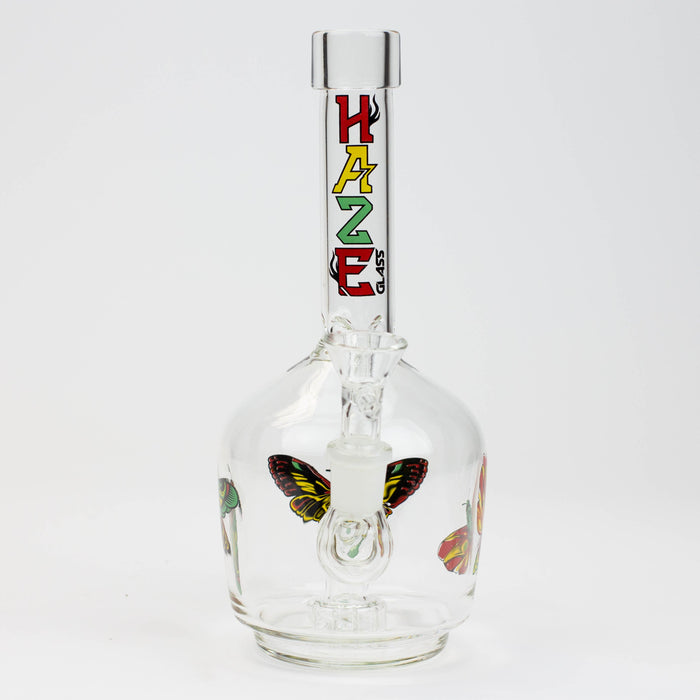 8" HAZE Mooth glass water bong [HZ073] | Jupiter Grass