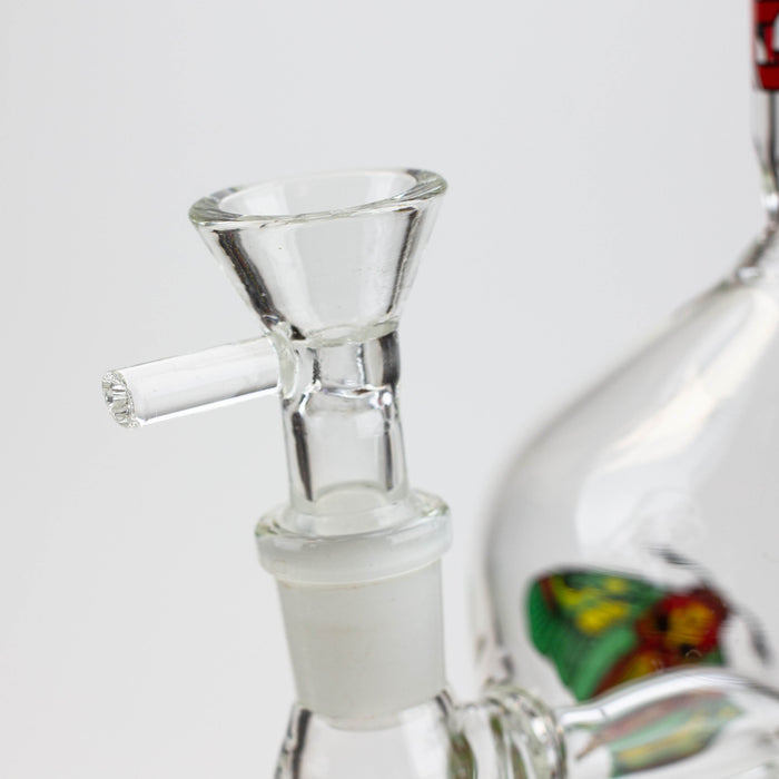 8" HAZE Mooth glass water bong [HZ073] | Jupiter Grass