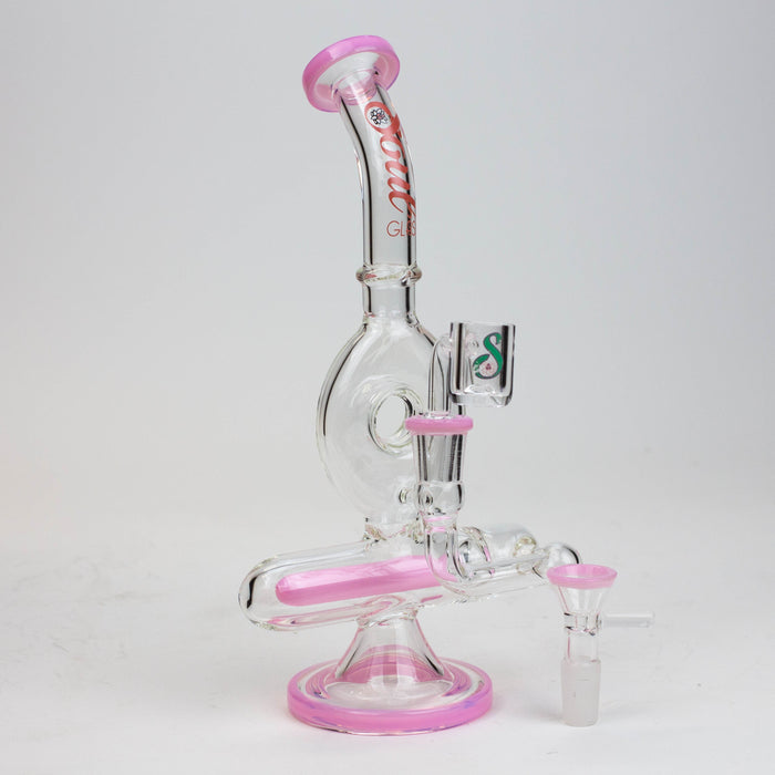9" SOUL Glass 2-in-1 recycler bong [S2086] | Jupiter Grass