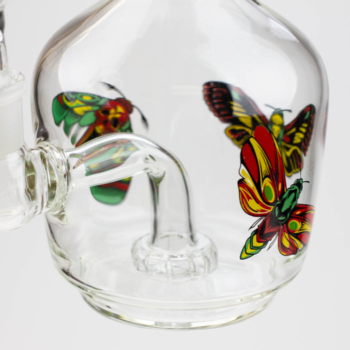8" HAZE Mooth glass water bong [HZ073] | Jupiter Grass
