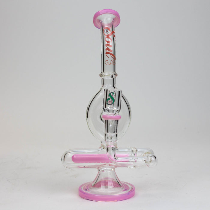 9" SOUL Glass 2-in-1 recycler bong [S2086] | Jupiter Grass