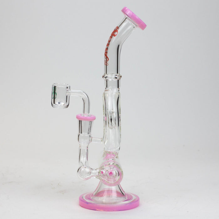 9" SOUL Glass 2-in-1 recycler bong [S2086] | Jupiter Grass