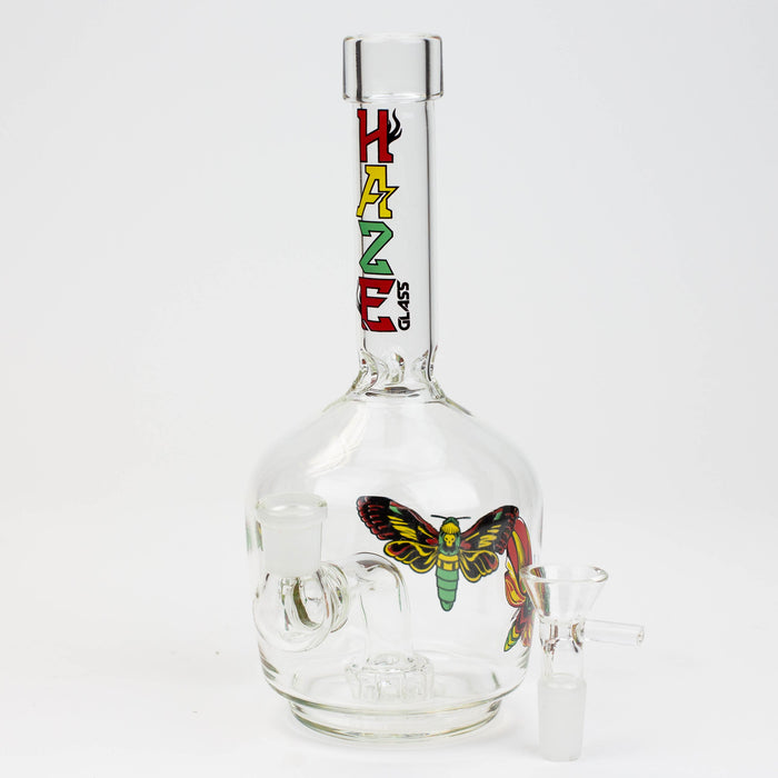 8" HAZE Mooth glass water bong [HZ073] | Jupiter Grass