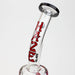 8" HAZE See horse glass water bong [HZ077] | Jupiter Grass