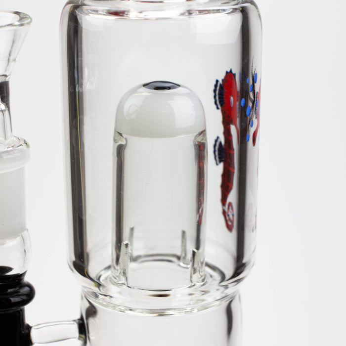 8" HAZE See horse glass water bong [HZ077] | Jupiter Grass