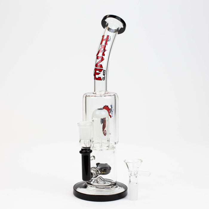 8" HAZE See horse glass water bong [HZ077] | Jupiter Grass
