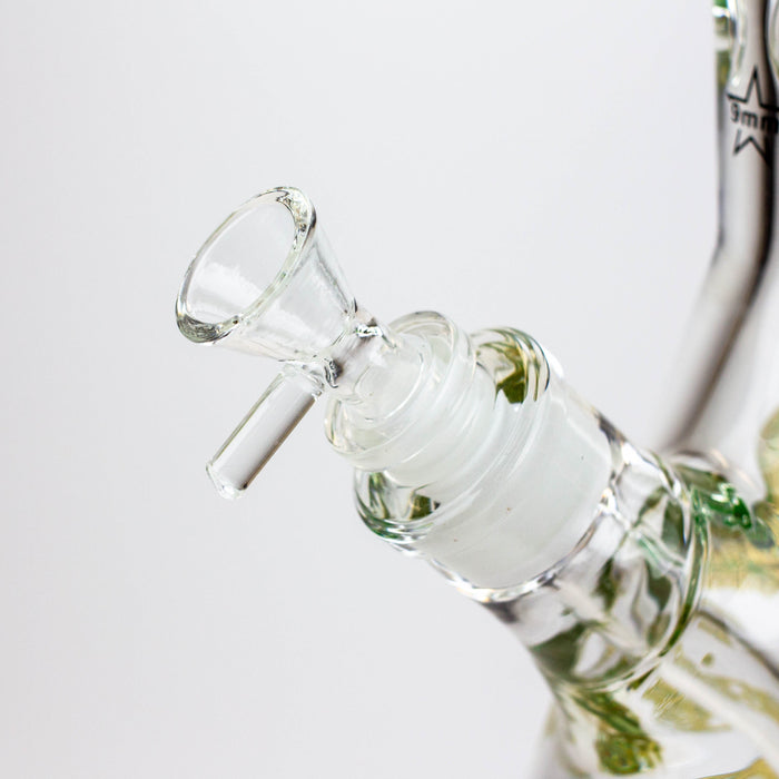 20" Skull Patterned 9 mm glass water bong | Jupiter Grass