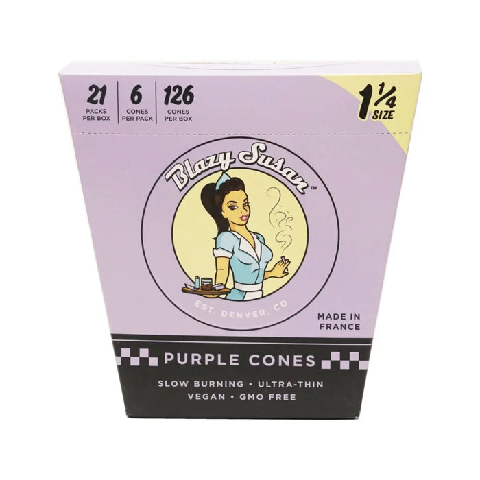 Blazy Susan | Purple 1-1/4 Cones Box of 21 | Jupiter Grass