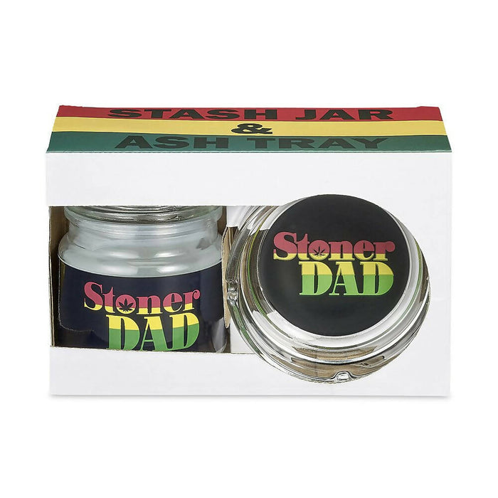 ASHTRAY AND STASH JAR SET - STONER DAD DESIGN | Jupiter Grass