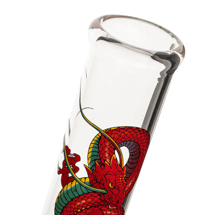 Red Eye Glass® | 12" Yin & Yang Beaker Bong (REG149) | Jupiter Grass