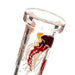Red Eye Glass® | 15" 7mm Glow in the Dark Jellyfish Water Pipe [REG155] | Jupiter Grass