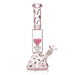 Red Eye Glass® | 12" Dual Chamber Floating Heart Water Pipe [REG174] | Jupiter Grass