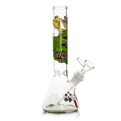 Red Eye Glass® | 10" Brain Frog Beaker [REG202] | Jupiter Grass