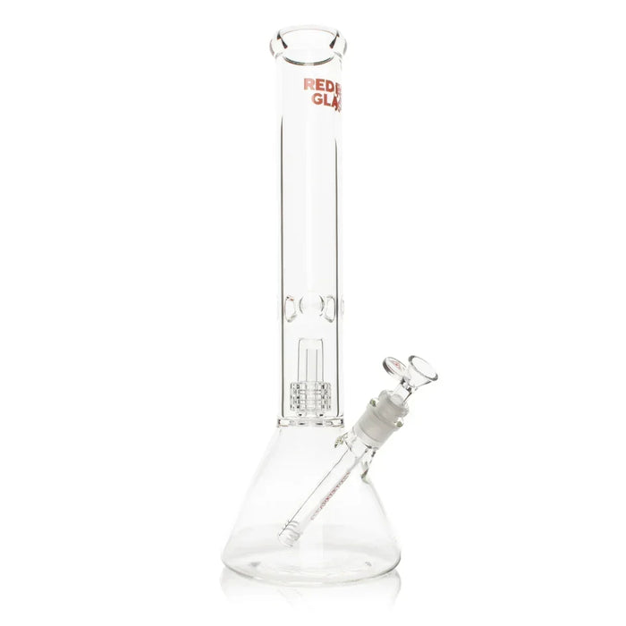 Red Eye Glass 16" Dual Chamber Matrix Perc Beaker Bong