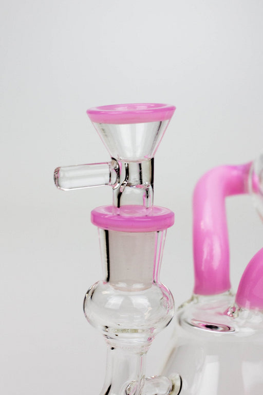8" SOUL Glass 2-in-1 single chamber recycler bong | Jupiter Grass