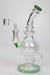 9.5" SOUL Glass 2-in-1 double glass sphere recycler | Jupiter Grass