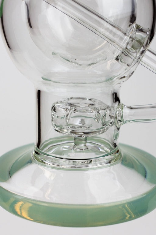 9.5" SOUL Glass 2-in-1 double glass sphere recycler | Jupiter Grass