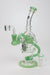 9" SOUL Glass 2-in-1 cube recycler bong | Jupiter Grass