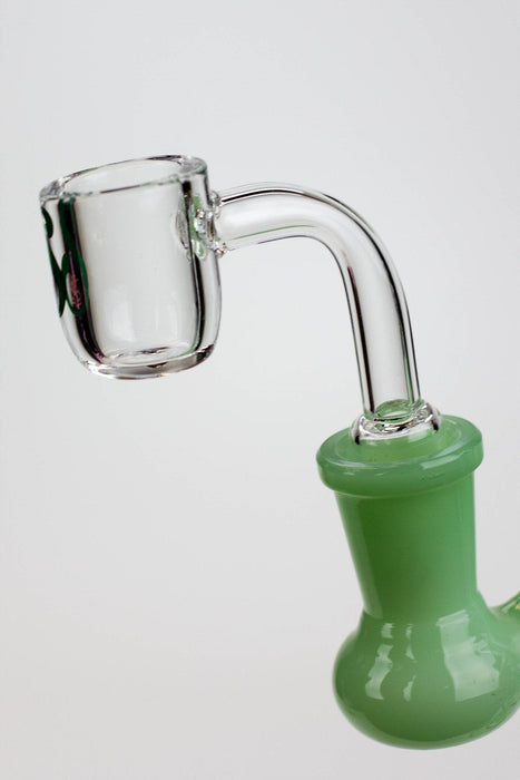 9" SOUL Glass 2-in-1 cube recycler bong | Jupiter Grass